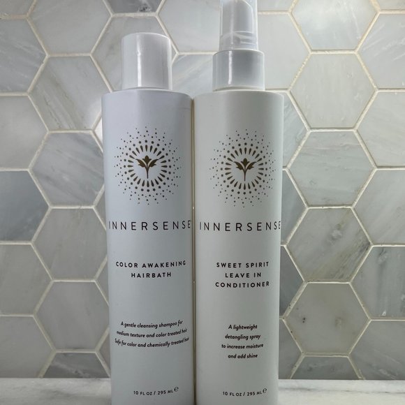Innersense Color Awakening Hairbath & Sweet Spirit Leave-in Conditioner 10 oz Ea - Picture 1 of 1
